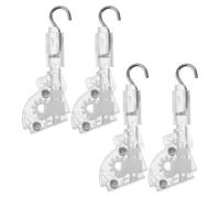 NUOBESTY Mécanisme D'inclinaison Commande Précise et Réglage Silencieux pour Stores Horizontaux 4 Pièces en Plastique et Métal Accessoire pour Stores de Fenêtres Domestiques