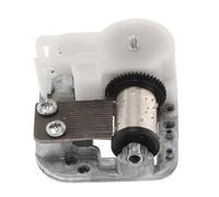 NUOBESTY Mécanisme Musical à Manivelle Double 18Ns33 Vis Filetée Inversée M30 et Tête Champignon Remplacement pour Boîte à Musique Soi-Même Accessoires pour Bricolage Son Riche et