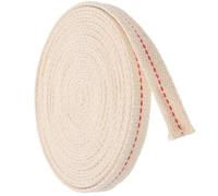 NUOBESTY Mèche en Coton 2 CM pour Lampe à Pétrole, Accessoire pour Lanterne Portable, pour Usage Domestique et Éclairage Intérieur