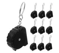 NUOBESTY Mètre Ruban Porte-Clés 10 Pièces Rétractable en Acier Léger Format Poche pour Bricolage et Voyages