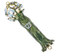 NUOBESTY Mezouza de Bénédiction en Alliage Résistant avec Parchemin Hébreu Décoration de Porte Juive Traditionnelle pour Maison Ornement Biblique de Protection et Présent pour Hanoukka