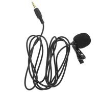 NUOBESTY Microphone de Chemise Noir en Métal Clip, Compatible Ordinateur, sans Installation de Logiciel, pour Enregistrement et Podcasting