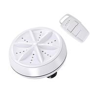 NUOBESTY Mini Lave-linge Portable à Turbine USB Télécommande, Compact et Léger, pour Sous-vêtements et Voyages, Machine à Laver Mobile pour Appartement et Camping, Appareil