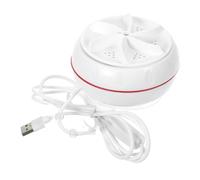 NUOBESTY Mini Laveuse Portable Usb Cavitation Haute Fréquence, Machine à Laver Compacte Abs Pour Chaussettes Et Sous-vêtements En Voyage, Maison Et Dortoir, Cycle Automatique 30, Appareil