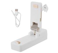 NUOBESTY Mini Machine à Sceller Portable en Plastique Blanc Magnétisme, Facile à Utiliser pour Réduire le Gaspillage Alimentaire Lors des Voyages