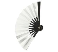 NUOBESTY Mini Paper Folding Fan for Glitter Handheld Fan with Shining Ribs and Hanging Loop for Bridal Shower Decorations Festivals Dance Parties and Outdoor Use