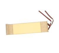 NUOBESTY Mini Rouleau de Tissu Vintage 15x50 Cm, Parchemin Suspendu Vierge pour Calligraphie et Peinture, Décor Mural Artistique pour Bureau et Atelier d'artiste