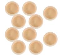 NUOBESTY Mini Wooden Bowls For DIY Painting Childsafe Small Blank Wood Bowls For Creative Handcrafts And Decorative Snack Containers