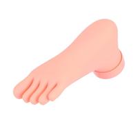 NUOBESTY Modèle de Pied Droit Pratique du Nail Art Outil de Formation en Manucure Pied Souple Toucher Peau Léger et Solide Entraînement Professionnel pour Pose D’Ongles Artificiels