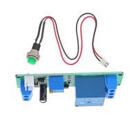 NUOBESTY Module de Relais Temporisé avec Déclenchement par Bouton Externe Minuterie Réglable pour Coupure Retardée Relais à Lames Fiable Adapté aux Circuits Domestiques Industriels et