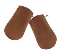 NUOBESTY Moufles D'auto-bronzage en Tissu Doux et Absorbant pour Visage et Corps, Applicateur Réutilisable Film Étanche, Design Élégant pour Diverses Occasions