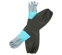 NUOBESTY Moufles de Jardinage à Manches Longues 75 Cm Imperméables et Résistants à L’usure, Doublure en Tissu Élastique Antidérapante, Protection Étanche pour Travail Extérieur, Lavage