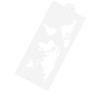 NUOBESTY Moule à Gâteau Silicone Carte Du Monde Pochoir Déco Sphérique pour Fondant DIY Pâtisserie Biscuits et Chocolats Moule Décoration Gâteau Mappemonde