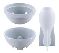 NUOBESTY Moule en Silicone pour Boules de Bowling DIY, Résistant aux Fissures et Solide, pour Décoration Maison et Fabrication Artisanale