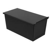 NUOBESTY Moule Mie en Acier Inoxydable avec Couvercle Coulissant Capacité 450 G Ustensile de Pâtisserie pour Grillé Cuisson Maison et Boulangerie