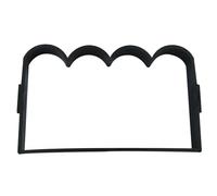 NUOBESTY Moule Plastique pour Formation De Clôtures Ciment Outil Artisanal Outil Plastique Moule à Usages Multiples