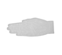 NUOBESTY Moule Silicone pour Coaster Palmistry Outil de Fabrication de Plateau de Rangement Diy Artisanat Design de Lecture de Convient pour Décorations Maison et