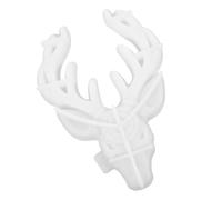 NUOBESTY Moules Pour L'Artisanat Ornement Mural DIY Époxy Décoration Décorative Pour Bébé Silicone Nature Fausses Têtes De Thanksgiving Décor Hello Cottage En Forme