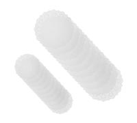 NUOBESTY Napperons Ronds en Dentelle 200 Feuilles en Papier Alimentaire pour Pâtisserie Dessous de Verre Décoratifs et Sets de Table en Papier pour Maison Restaurant Fête