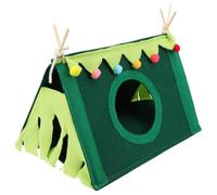 NUOBESTY Nid Feutre pour Petits Animaux Maison Cachée Confortable pour Hamsters Hérissons Écureuils et Cochons Abri Sécurisé