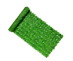 NUOBESTY Noël Filet à Feuilles Artificielles Mur Végétal Simulé Vert | Clôture Végétale Simulée en Plastique, Feuilles Réalistes et Texture Fine, pour Jardin et Entrée
