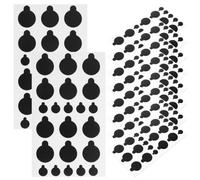 NUOBESTY Noir Autocollants Occultants pour Caméra 10 Feuilles, en PVC | Découpe sur Mesure, Bloque la Lumière, pour Maison et Bureau, Adhésif Auto, Compatible TV et Caméras