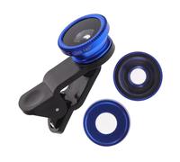 NUOBESTY Objectif Macro Fisheye pour Téléphone Objectif à Clip Super Grand Angle Appareil Photo Mobile pour Smartphone