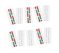NUOBESTY Onglets Adhésifs De Marque-page Alphabet Multicolores Petits, 10 Feuilles, Autocollants Index Étanches Pour Cahiers Et Livres, Classement Scolaire Et Bureau