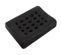 NUOBESTY Oreiller Cervical Ergonomique en Pvc et Éponge Noir pour Salon de Coiffure, Coussin Appui-tête Réduisant la Pression Tête et Cou, pour Bac à Shampoing