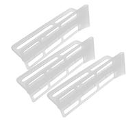 NUOBESTY Organisateur Porte Latérale Réfrigérateur 3 Pièces Séparateurs Réglables, Compartiments Suspendus Pour Rangement Boissons Et Produits Divers