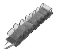 NUOBESTY Organisateur Suspendu Mural pour Leggings et Pantalons 16 Compartiments en Tissu Gris Paquet de Rangement à Suspendre Porte ou Placard Conteneur de Stockage Polyvalent pour