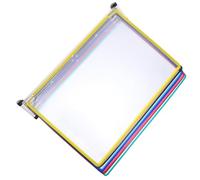 NUOBESTY Organiseur Mural Suspendu pour Fichiers Support Dossier à Panneaux Pivotants Fer et PVC Rangement Bureau Visible et Accessible pour Documents