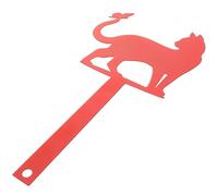 NUOBESTY Ornement de Jardin Extérieur Fer Forgé Drapeau Boîte Aux Lettres Forme de Chat Décor Créatif pour Pelouse Terrasse et Jardin Facile à Installer