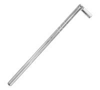 NUOBESTY Outil D’installation et Démontage de Valve de Pneu en Métal Solide Compact et Portable Compatible avec Valves de Pneus Tubeless pour Voiture - Accessoire Réparation et Pratique