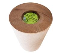 NUOBESTY Outil de Poterie Bois à Cône avec Niveau à Bulle Outil de Façonnage Découpe pour Bords Ronds Accessoire Précis pour Théières et Tasses Argile