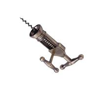 NUOBESTY Ouvre-bouteille Vin Rouge Multifonction Alliage de Zinc Vintage Tire-bouchon Robuste avec Vis Ergonomique Ouverture Facile pour Bouchons Bois pour Bar et Maison