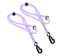 NUOBESTY Paire de Sangles de Ski pour Moufles Unisexes en Polyester Léger et Réglable, Accessoires Indispensables pour Snowboard et Sports d'hiver en Pourpre