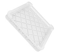 NUOBESTY Panier à Fruits De Mer 1 Pièce Panier De Congélation En Plastique Fonction De Séchage à L'air 370 * 350 * 60 Mm Maison Restaurant Plateau De Stockage Alimentaire