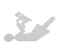 NUOBESTY Panneau D’Identification en Acier Inoxydable Brossé Panneau de Table à Langer pour Bébés pour Espaces Publics Signalétique Hygiène pour Restaurants et Bureaux Bébé