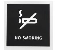 NUOBESTY Panneau « Interdit de Fumer » en Acrylique 10 CM Signalisation Intérieure et Extérieure pour Commerces et Lieux Publics Panneau D’Information Publique Rappel Interdiction Fumer