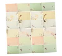 NUOBESTY Papier à Lettres Décoré De Style Classique Et Aquarelle, Format A5, Lot de 80 Feuilles Multicolores, pour Écrire des Lettres, Calligraphie Et Invitations, Usage Personnel Ou Artistique