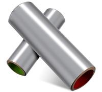 NUOBESTY Papier Aluminium Professionnel Anti-dérapant pour Coloration Cheveux, 2 Boîtes Dévidoir Auto-déchirable, Tailles 10 Cm et 15 Cm, Accessoire Coiffure Salon pour Mèches et