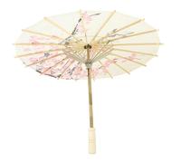 NUOBESTY Papier Décoratif Parasol Vintage Rétro pour Mariage Fête et Photos Accessoire Élégant avec Motifs Imprimés