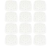 NUOBESTY Papier Sulfurisé Perforé pour Friteuse à Air 21x21 Cm, 100 Feuilles Antiadhésives Résistantes la Chaleur L’huile, Tapis de Cuisson Jetable pour Four, Micro-ondes et Cuisson