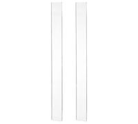 NUOBESTY Paquet de 2 Règles de Nivellement en Acrylique 3 X 295 X 04 CM pour Pâte à Biscuits Guide D’Épaisseur Précis pour Pâtisserie Lisseur de Pâte pour Cuisson et Fabrication de