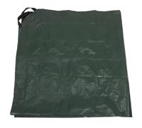 NUOBESTY Paquet Pliable de Jardin 198X198 M en Polyéthylène Tissé Vert avec Poignées Bâche de Ramassage des Feuilles Réutilisable pour Collecte et Gestion des Déchets de Pelouse
