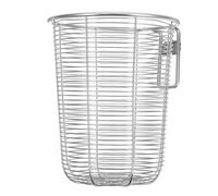 NUOBESTY Passoire à Fondue en Acier Inoxydable Longue avec Maille Fine Écumoire Filtrante pour Hot Pot Passoire à Pâtes avec Poignée Panier à Friture Suspendu Cuisine Familiale