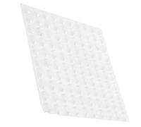 NUOBESTY Pastilles Adhésives Transparentes 100 Pcs 10X2 MM Demi-Sphères en Silicone Antichoc Points de Relief pour Personnes Malvoyantes Coussins Anti-Collision pour Meubles Butoirs de