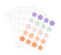 NUOBESTY Patchs Hydrocolloïdes pour Boutons, Autocollants Anti-acné, Formes Étoile Colorées, Imperméables et Invisibles, Usage Quotidien Voyage, Soin Peau