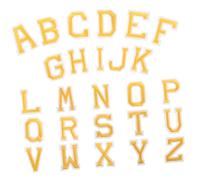 NUOBESTY Patchs Thermocollants Multifonctions En Forme De Lettre Pour Décorations De Vêtements Et De Chapeaux